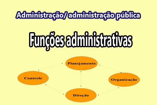 Funções Administrativas: Planejamento, Organização, Direção E Controle ...